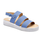 Moramora sandalia plataforma para mujer azul cod 140696-E