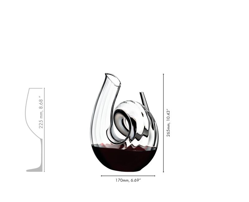 Decantador Riedel Fatto A Mano Curly 1400 Ml He... image number null