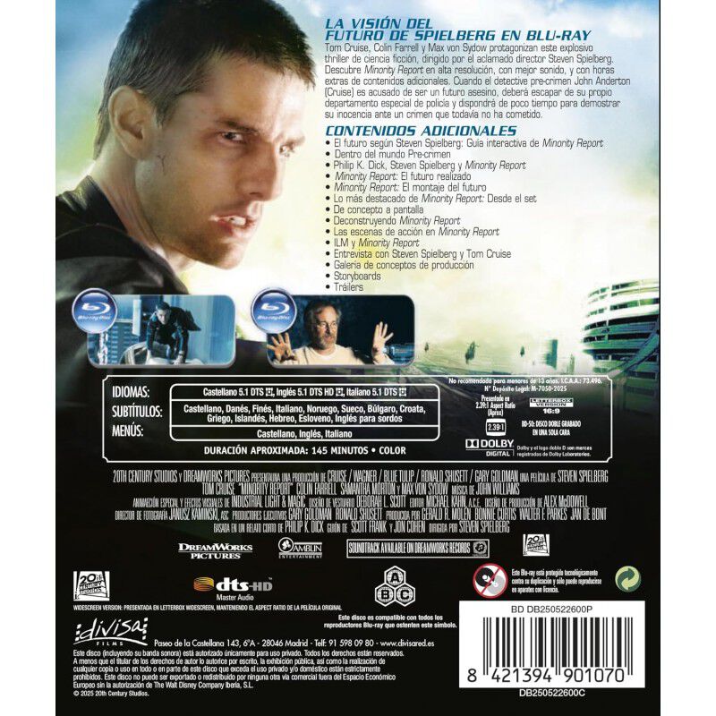 Informe de la minor&iacute;a [Blu-ray] (2002) image number null