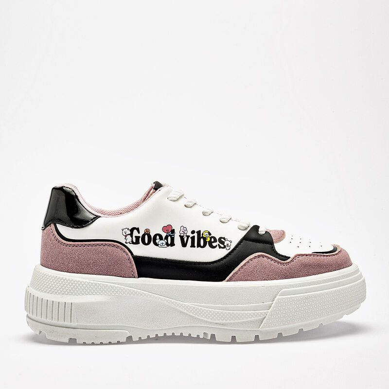 Yuyin tenis para mujer blanco rosa negro cod 14... image number null