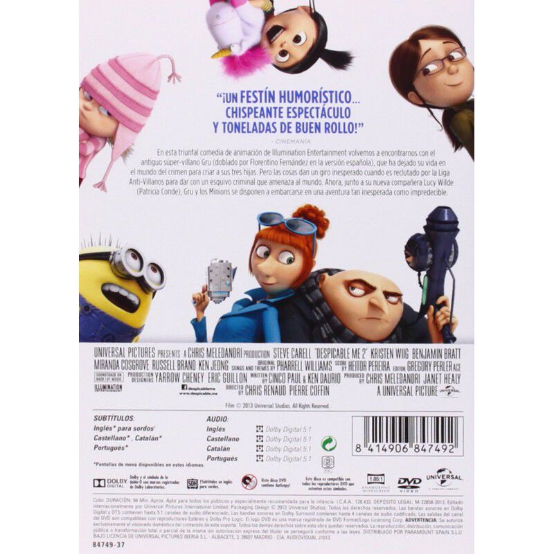 Gru: Mi Villano Favorito 2 [dvd] image number null