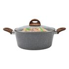 Cacerola Premium Granite+ 2.6 Lt. Masterchef By Huk&euml;n Color Gris