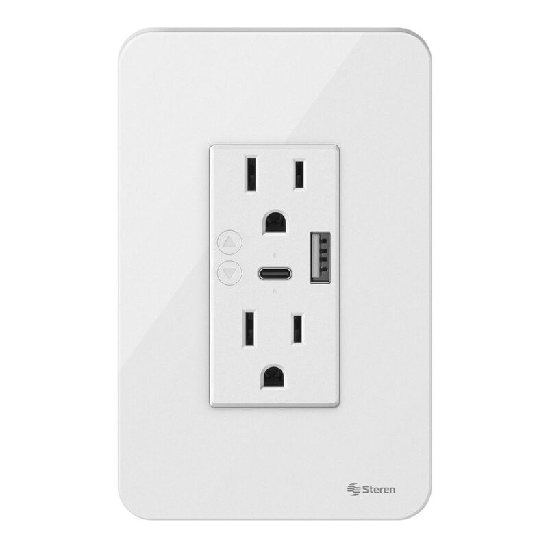 Doble contacto Wi-Fi* y cargador USB / USB C, c... image number null
