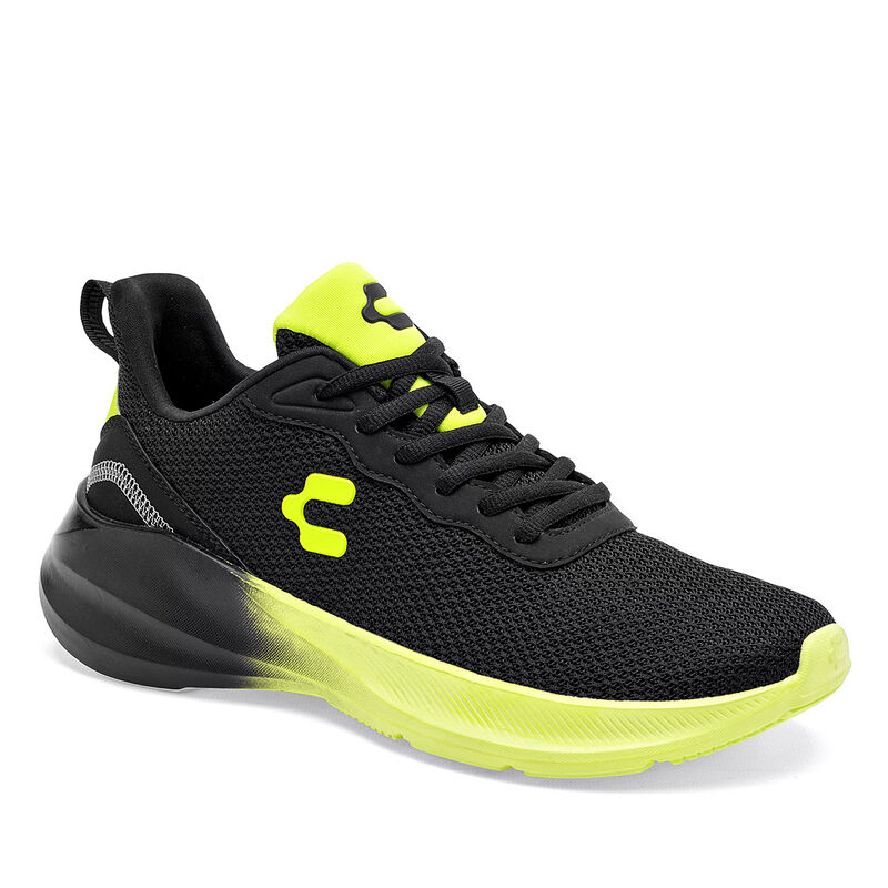 Charly Tenis deportivo para hombre negro verde,... image number null