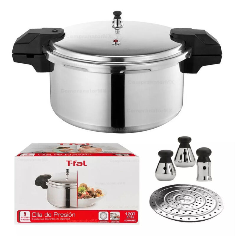 Olla Presión T-FAL 16 Litros con Pocillo y Pren... image number null