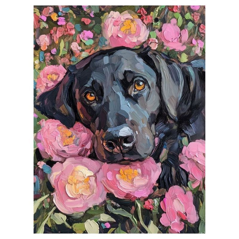 Cuadro Decorativo Impreso 70x100cm Labrador image number null