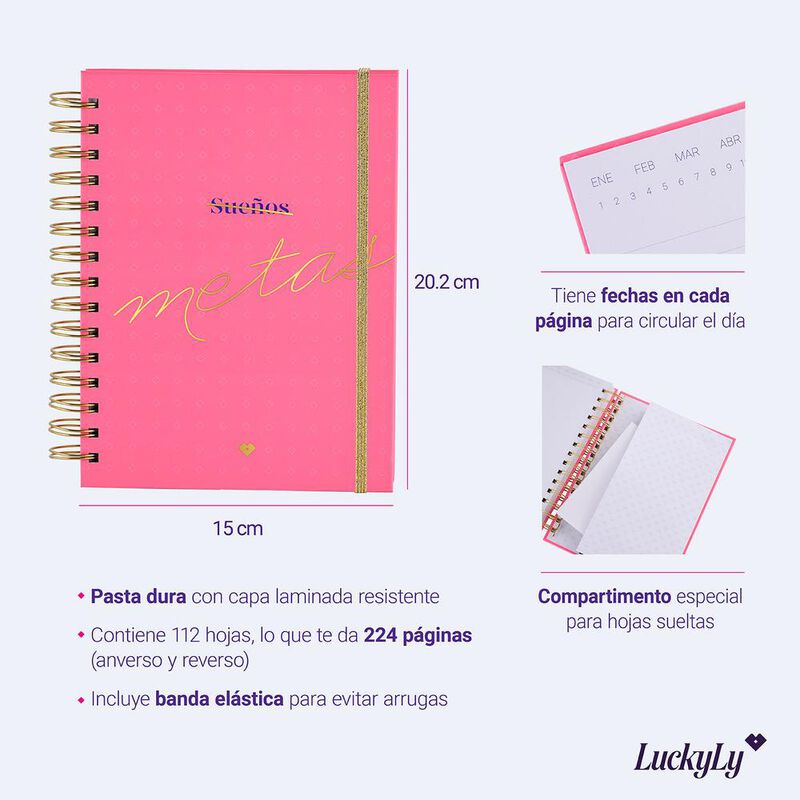 Libreta Pasta Dura De Notas Agenda Cuaderno Bol... image number null