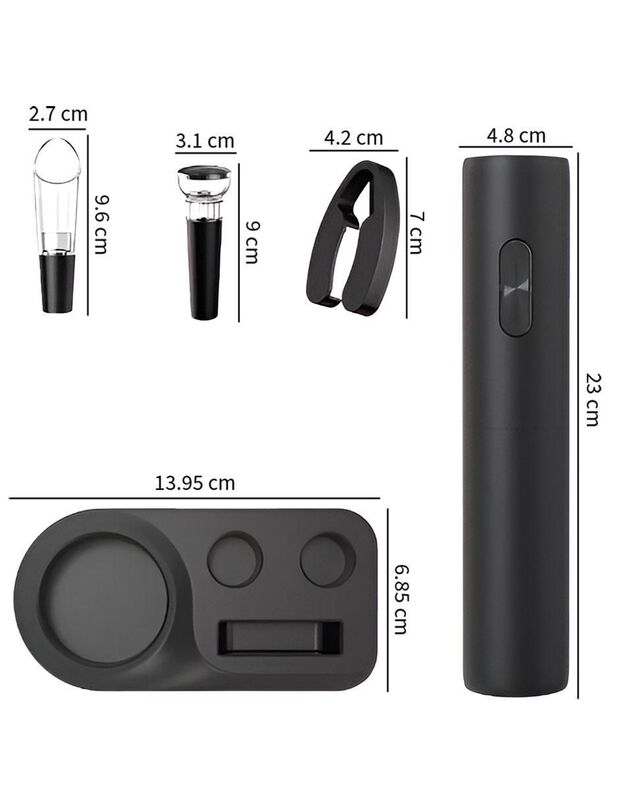 Sacacorchos eléctrico Casa BIU de acero inoxida... image number null
