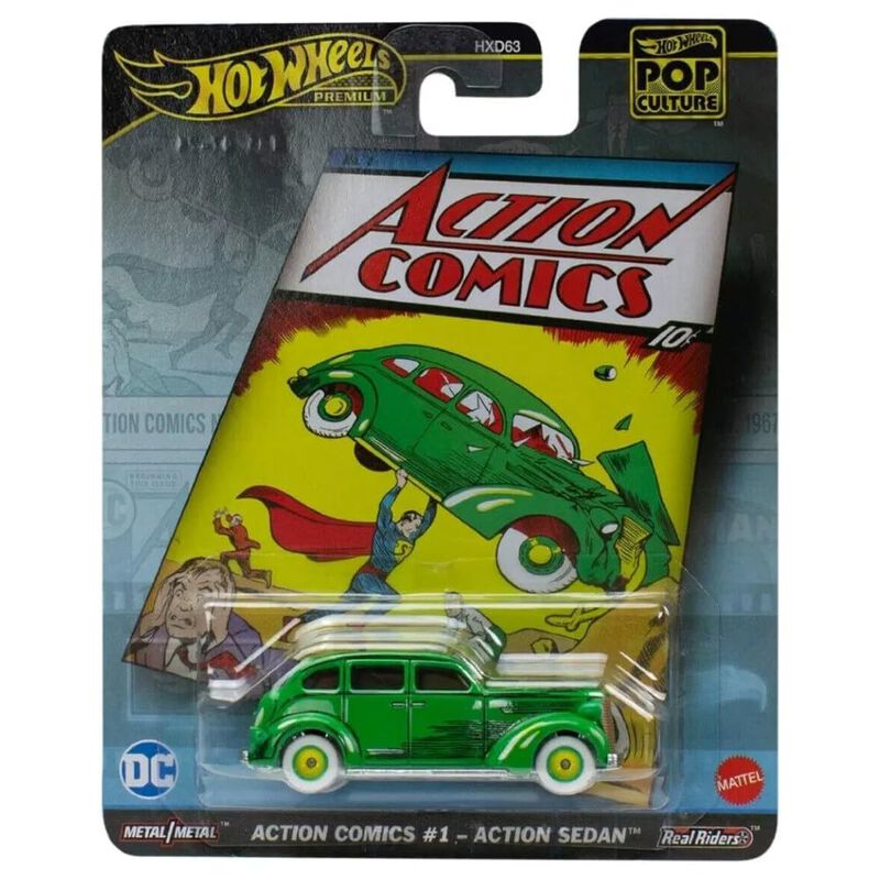 Maqueta De Coche Hot Wheels Superman Action Com... image number null
