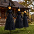 Decoraciones De Brujas Tw Shine 183 cm, Paquete De 3 Iluminado