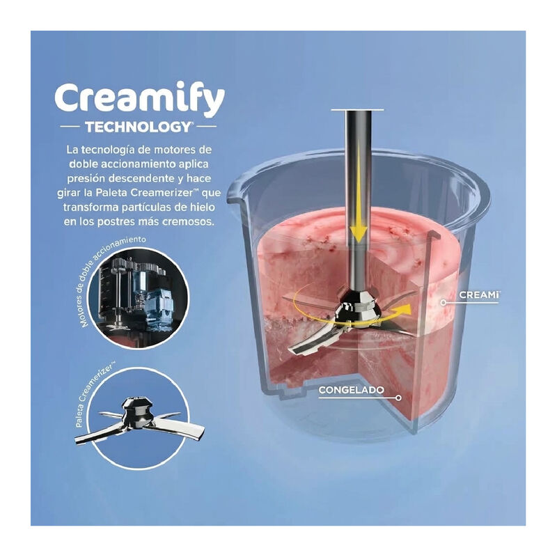 Maquina Para Hacer Helados Ninja Nc299amz Cream... image number null