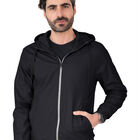 Chamarra Boomber Casual Hombre Con Capucha Premium Negro Roosevelt C366