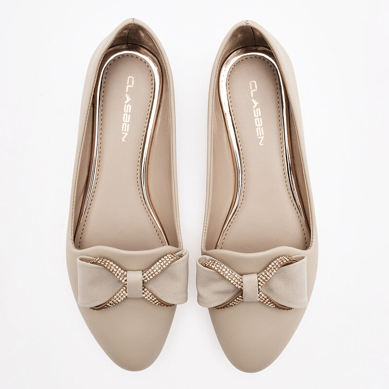 Clasben Balerina para mujer beige image number null