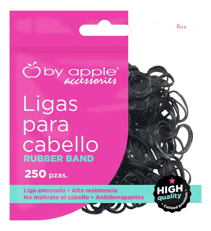 By Apple Ligas para Cabello 250 Pz image number null