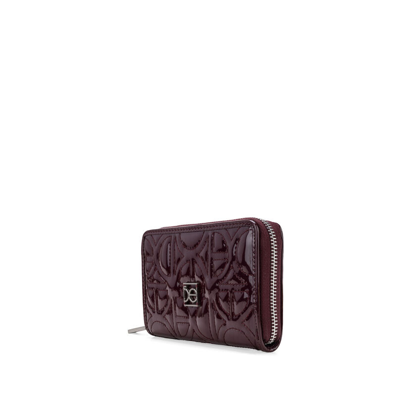 Cartera Cierre Sencillo Mediana Look Glossy Col... image number null