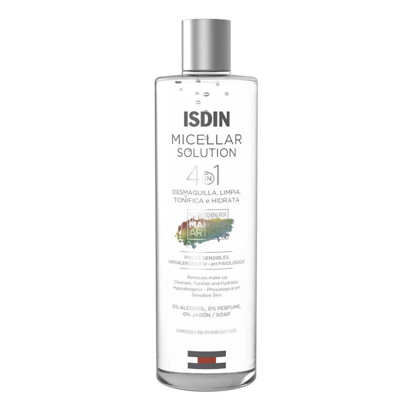 Isdin Micellar Solution 4 En 1 Agua Micelar: Li... image number null