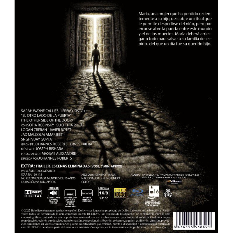 El Otro Lado De La Puerta [blu-ray.] (2016) The... image number null