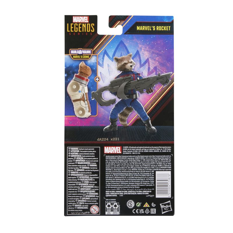 Figura De Acci&oacute;n Marvel Legends Series Rocket G... image number null