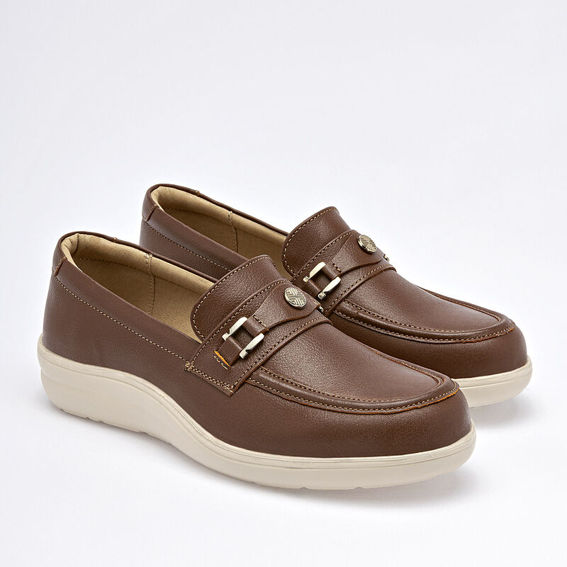 Green Love mocas&iacute;n para mujer  camel cod 140441... image number null