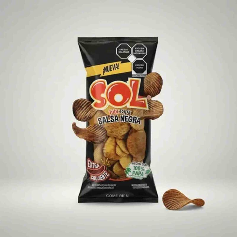 Papa Salsa Negra Tubi 85 Gr image number null