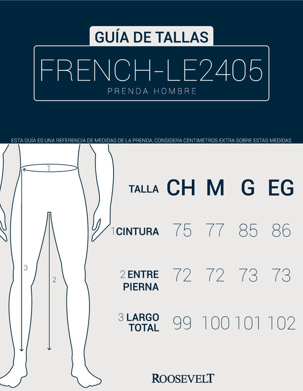 Pantalón Caballero Premium Ajustable Azul marin... image number null