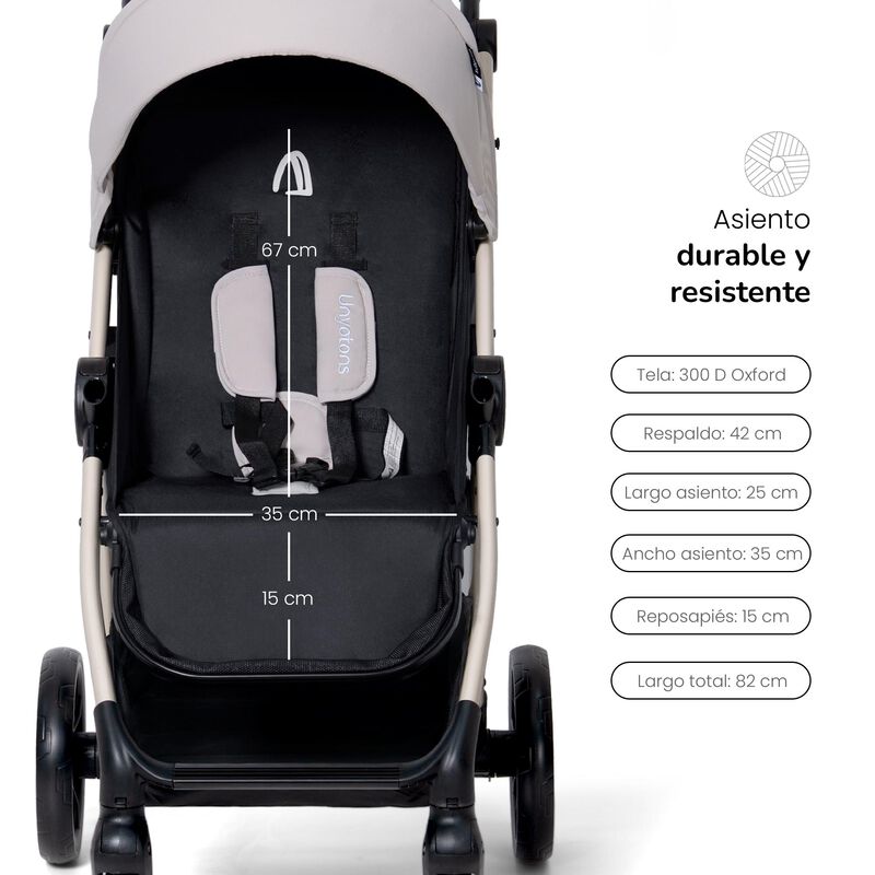 Carriola Compacta Unyotons K6 Beige Plegable image number null