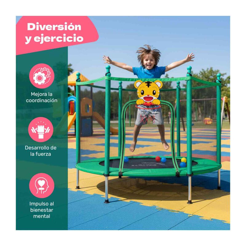 Trampolin Brincolin 55  Tumbling Infantil Canas... image number null