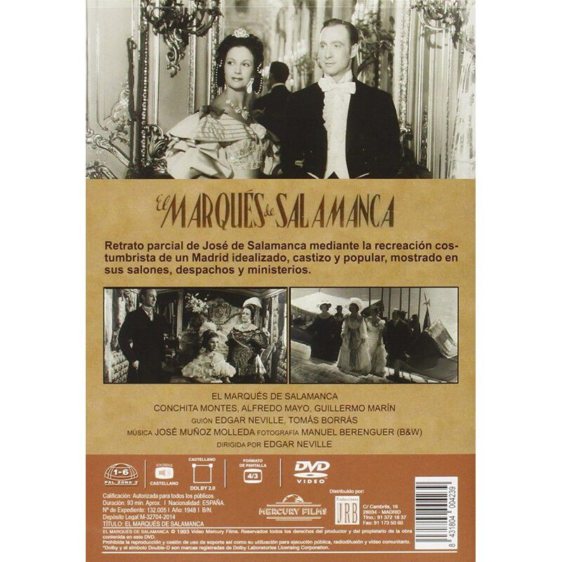 El Marqu&eacute;s De Salamanca [dvd] image number null