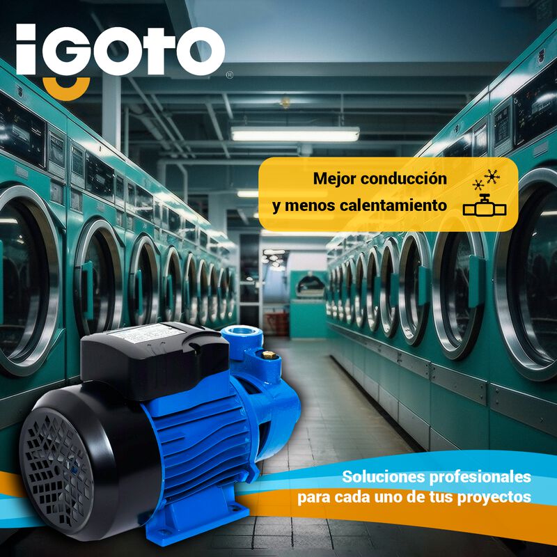 Bomba Periférica 1/2 Hp 127 V, 370w Igoto Qb-60 image number null