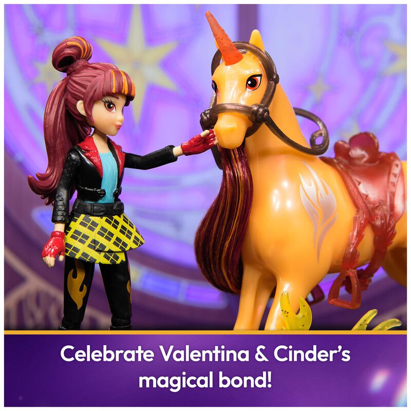 Toy Unicorn Academy Valentina & Cinder Con Acce... image number null