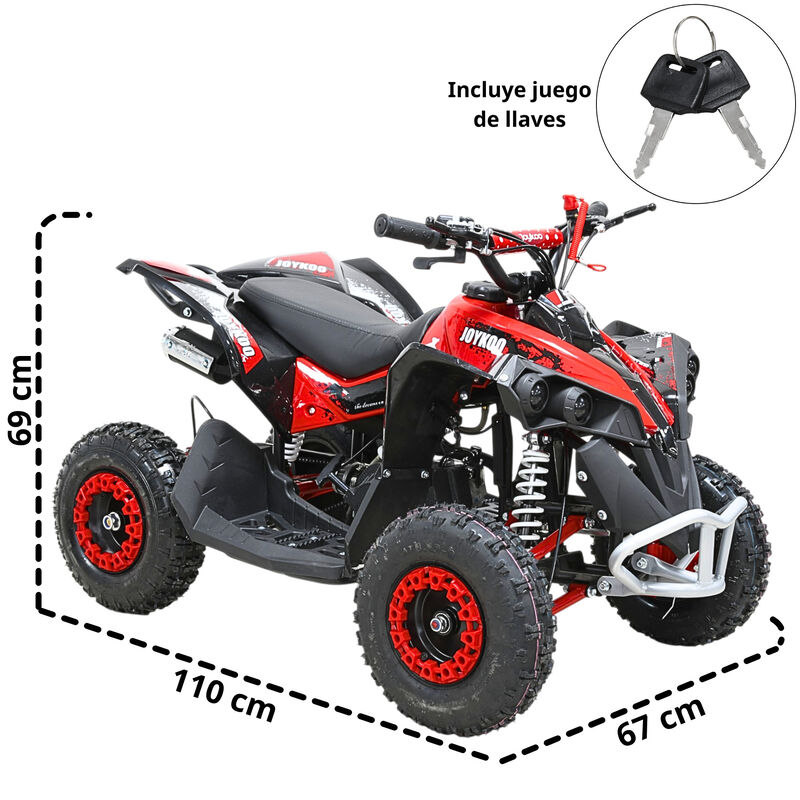 Cuatrimoto Montable Atv Para Ni&ntilde;os Motor A Gaso... image number null