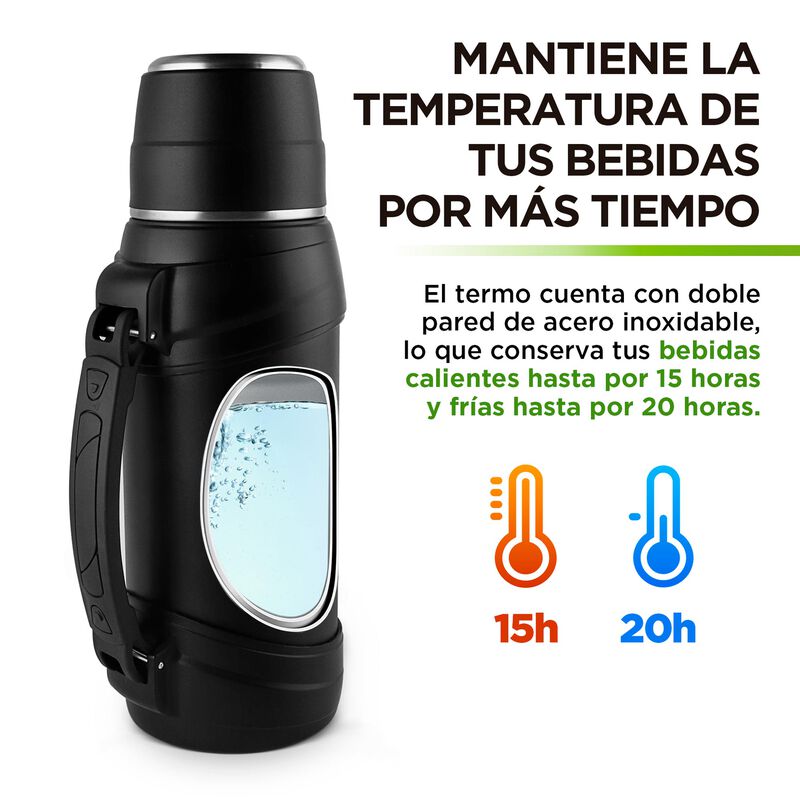 Termo de Uso Rudo Acero Inoxidable Hikeo image number null