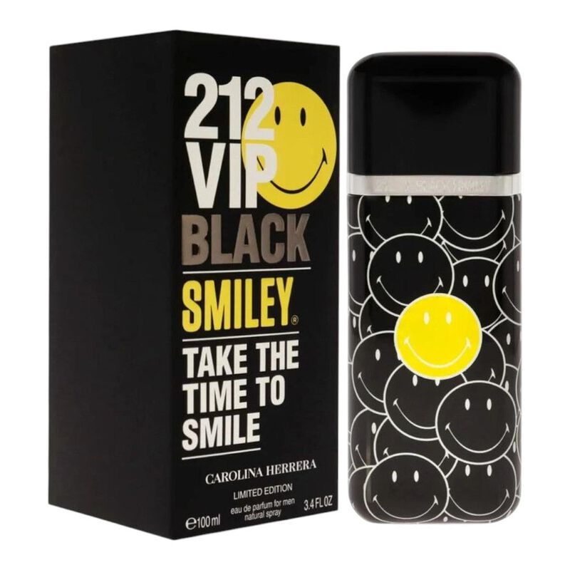 Perfume Carolina Herrera 212 Vip Black Smiley E... image number null