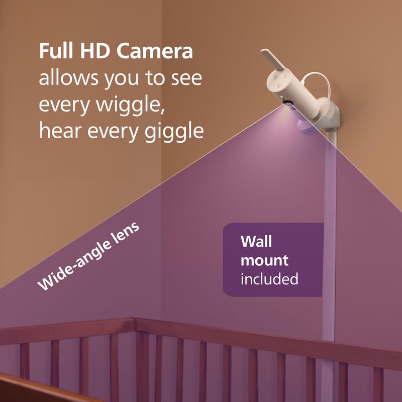 Monitor Para Beb&eacute;s Philips Avent 5" Hd 1080p image number null
