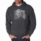 Sudadera Con Capucha Word Art Para Hombre - Mark Twain - Gris