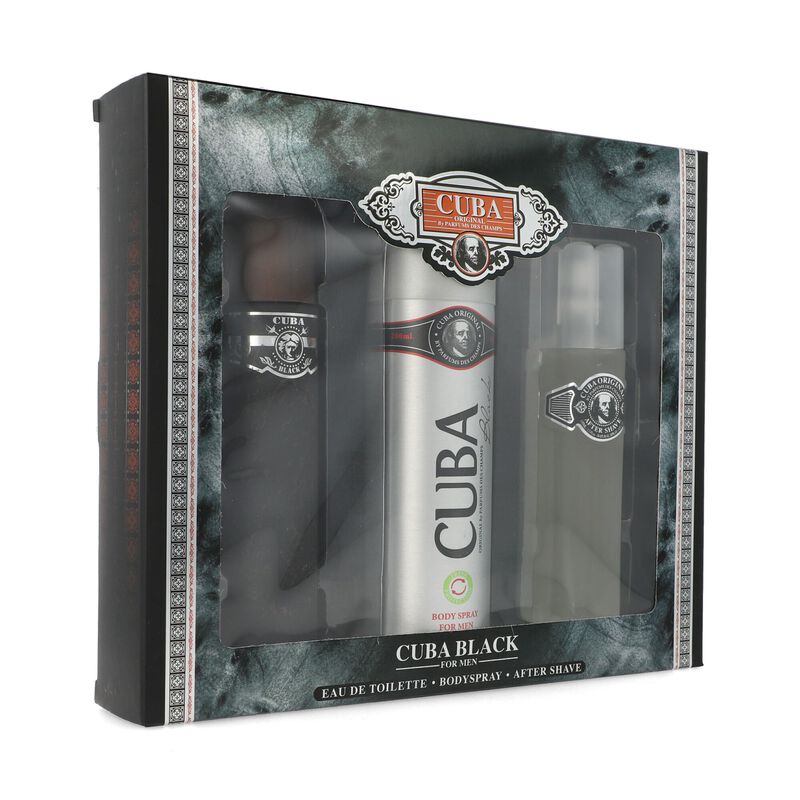 Set Cuba Black For Men 3Pzs 100Ml Edt Spray/ Af... image number null
