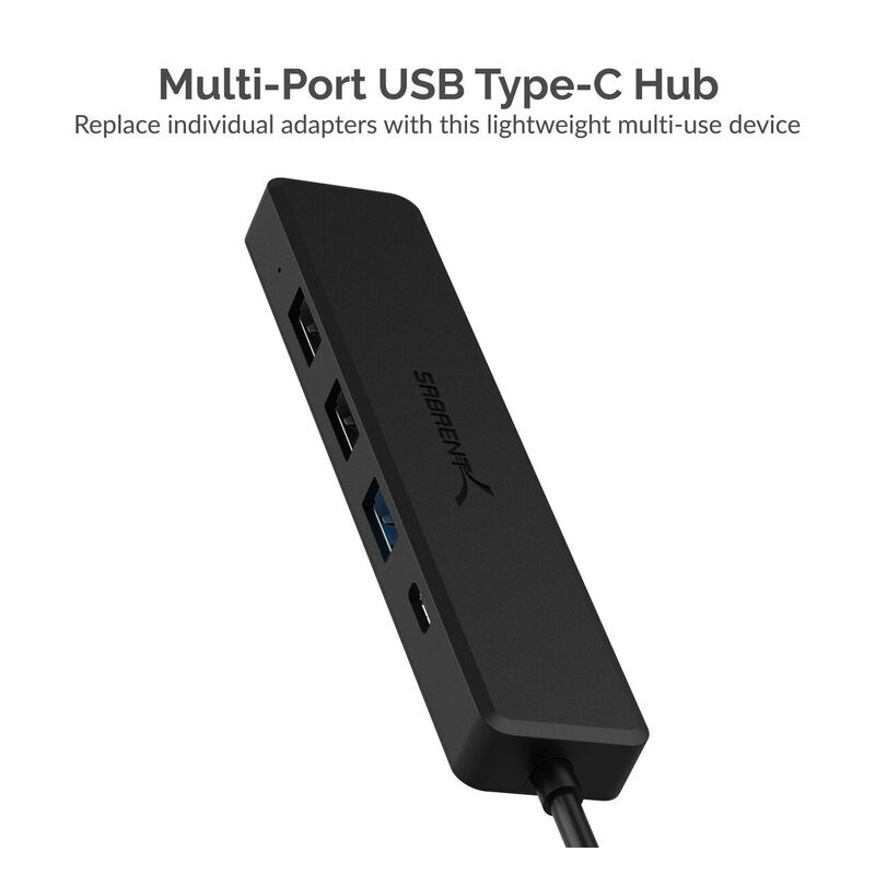 Concentrador USB Tipo C Multipuerto SABRENT HB-... image number null