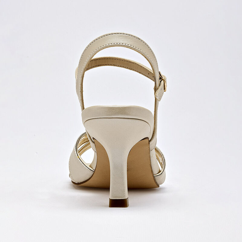 Lady Paulina zapatilla abierta para mujer beige... image number null