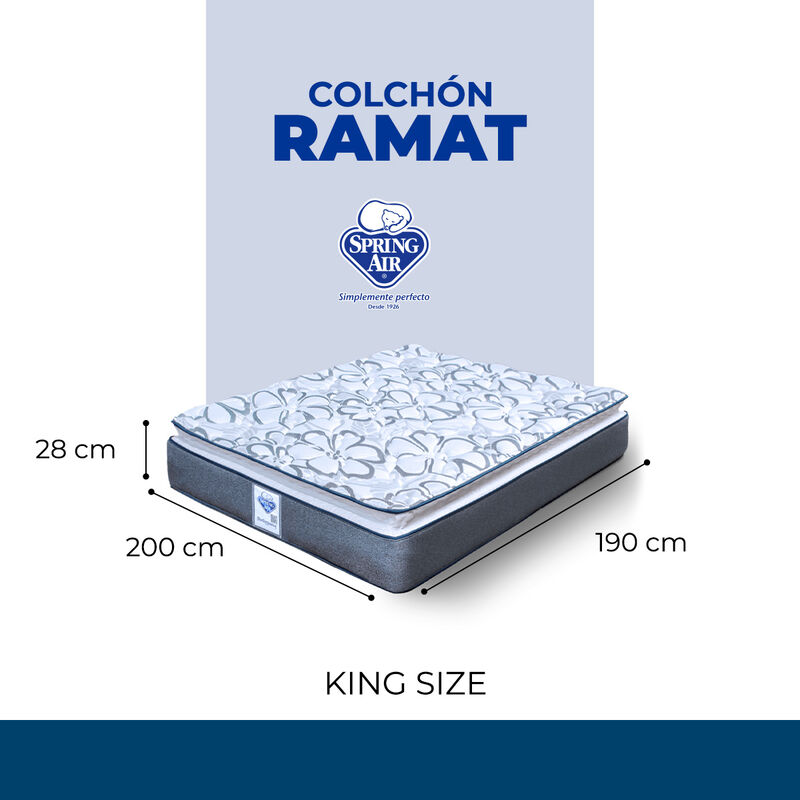 Colch&oacute;n&nbsp; King Size Spring Air Ramat&nbsp; image number null