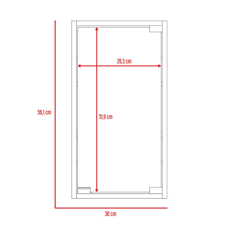 Gabinete de Baño Merlo color Wengue Con Espejo ... image number null