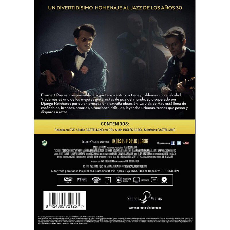 Acordes Y Desacuerdos (woody Allen 1999) [dvd] image number null
