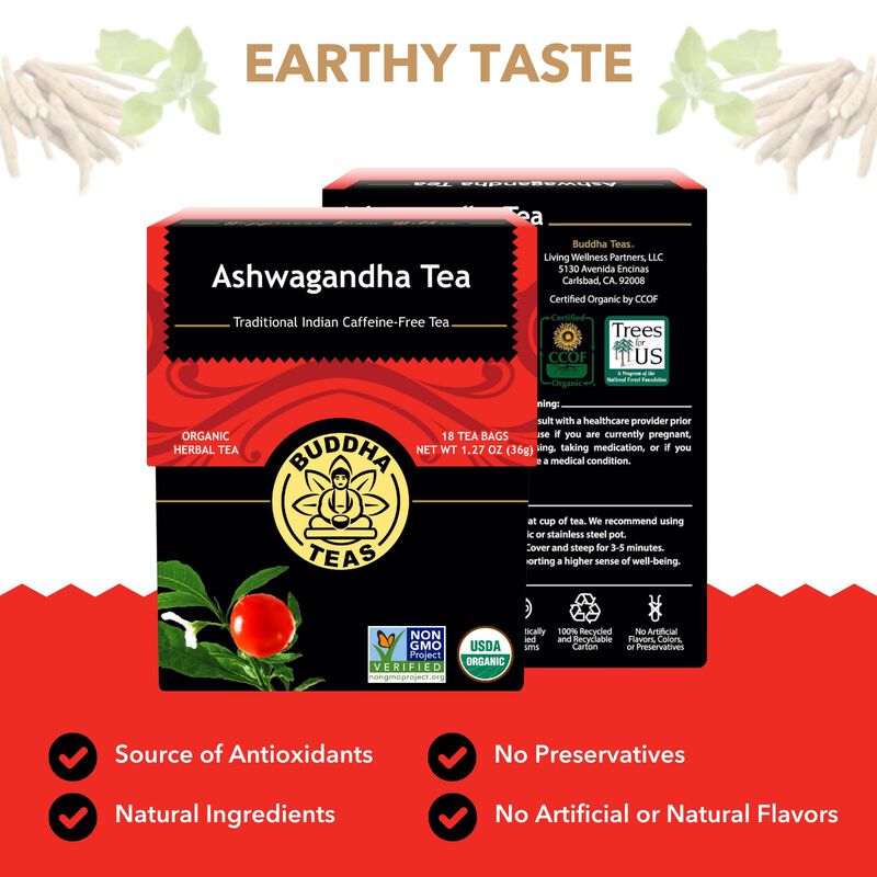 Tea Buddha Teas, Ra&iacute;z De Ashwagandha Org&aacute;nica A... image number null