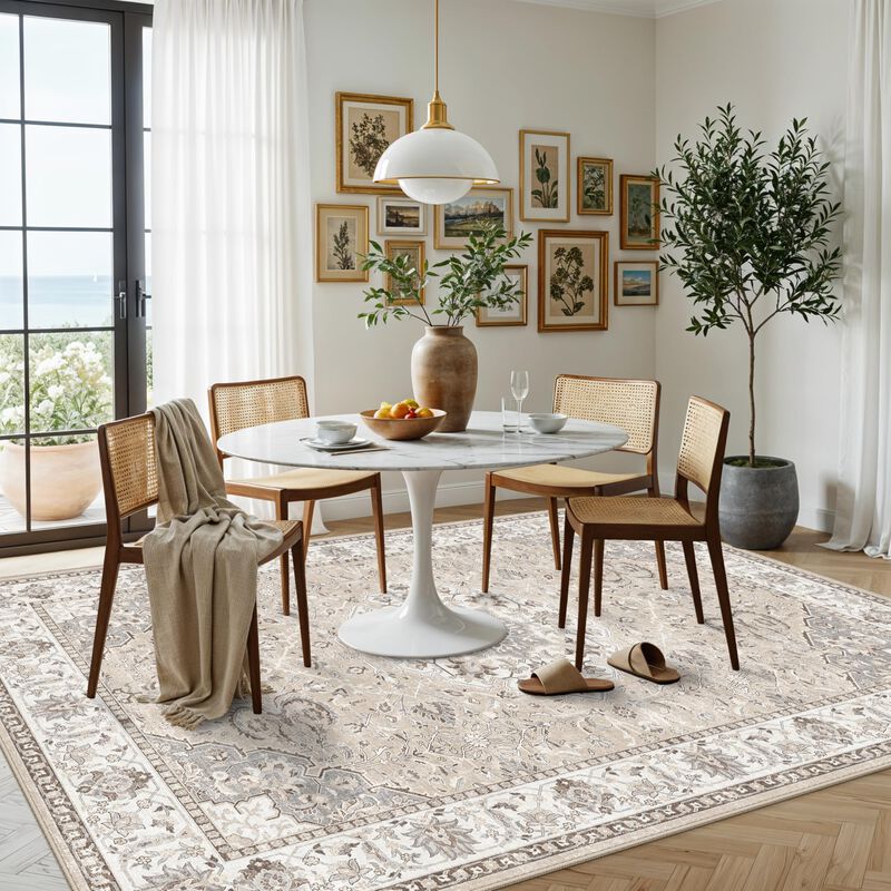 Alfombra Hy Hao Yun Lai 183 &times; 274 cm Beige Lava... image number null