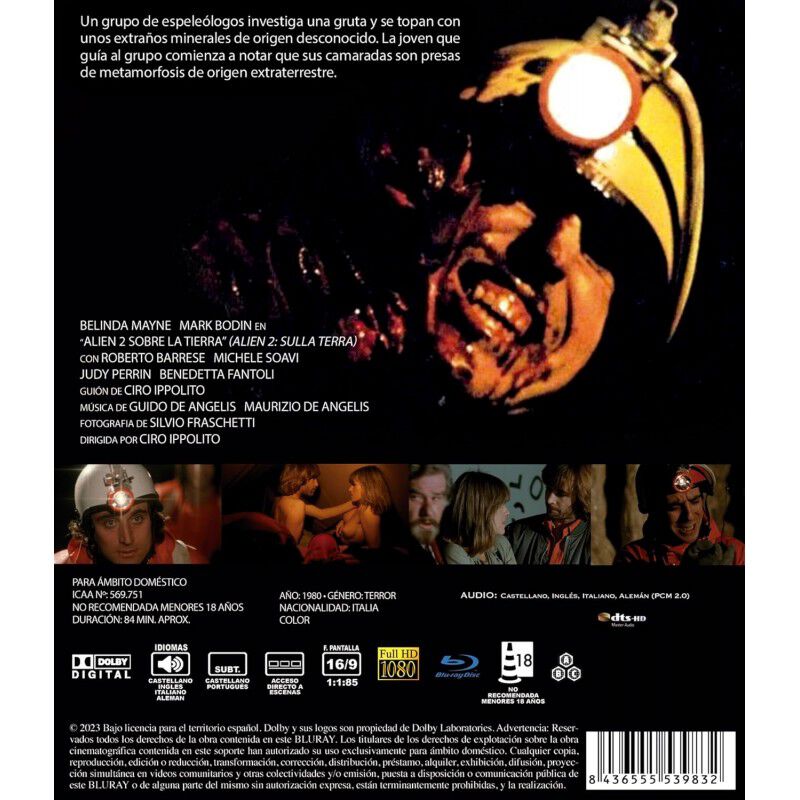Alien 2: Sobre La Tierra [blu-ray] (1980) Alien... image number null