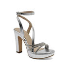 Stella Zapatillas de fiesta para mujer plata