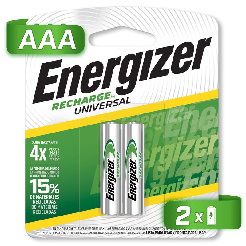 Pilas Recargables Energizer Aaa 700 Mah Blister... image number null