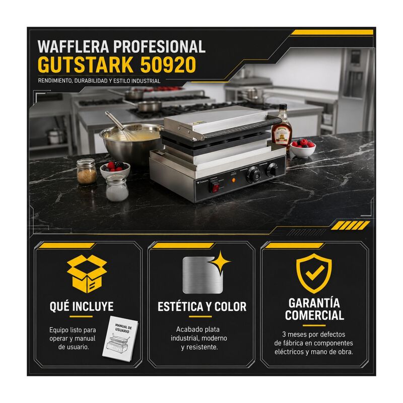 Wafflera Antiadherente El&eacute;ctrica Moldes Figuras... image number null