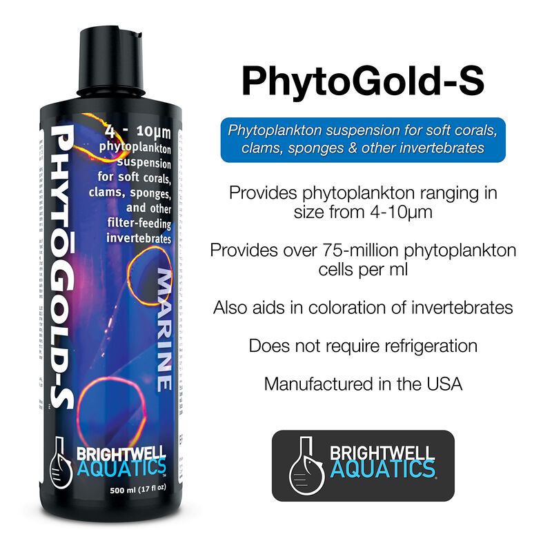 Suplemento PhytōGold‑S Nano para Corales Bright... image number null