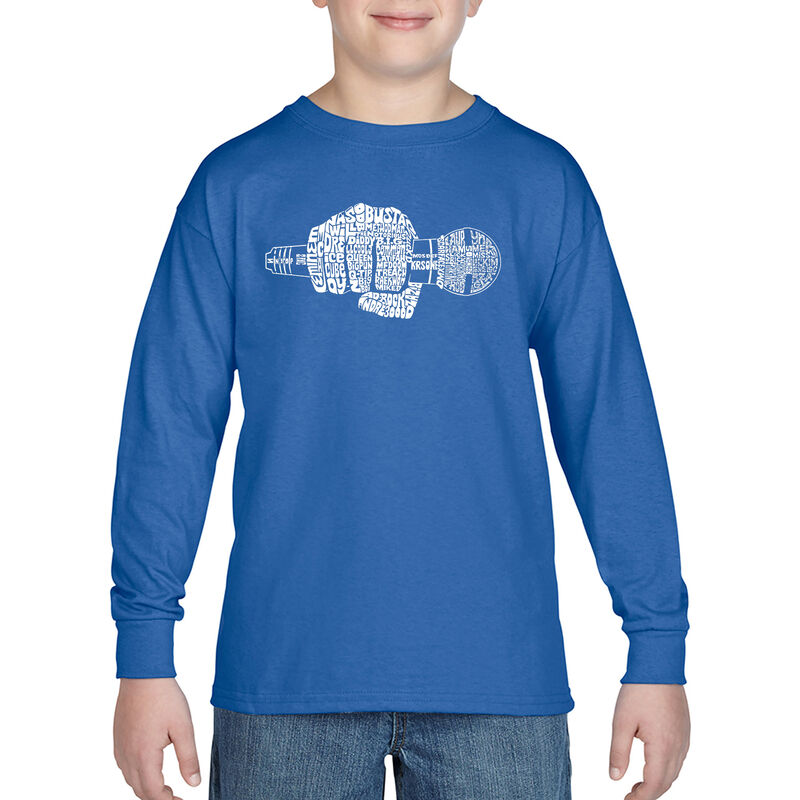 Camiseta De Manga Larga Word Art Para Ni&ntilde;o - Ra... image number null