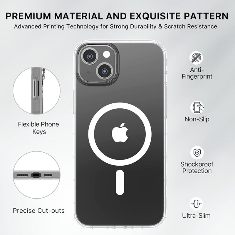 Funda Mybat Mood Mag Para Iphone 15 - Transpare... image number null